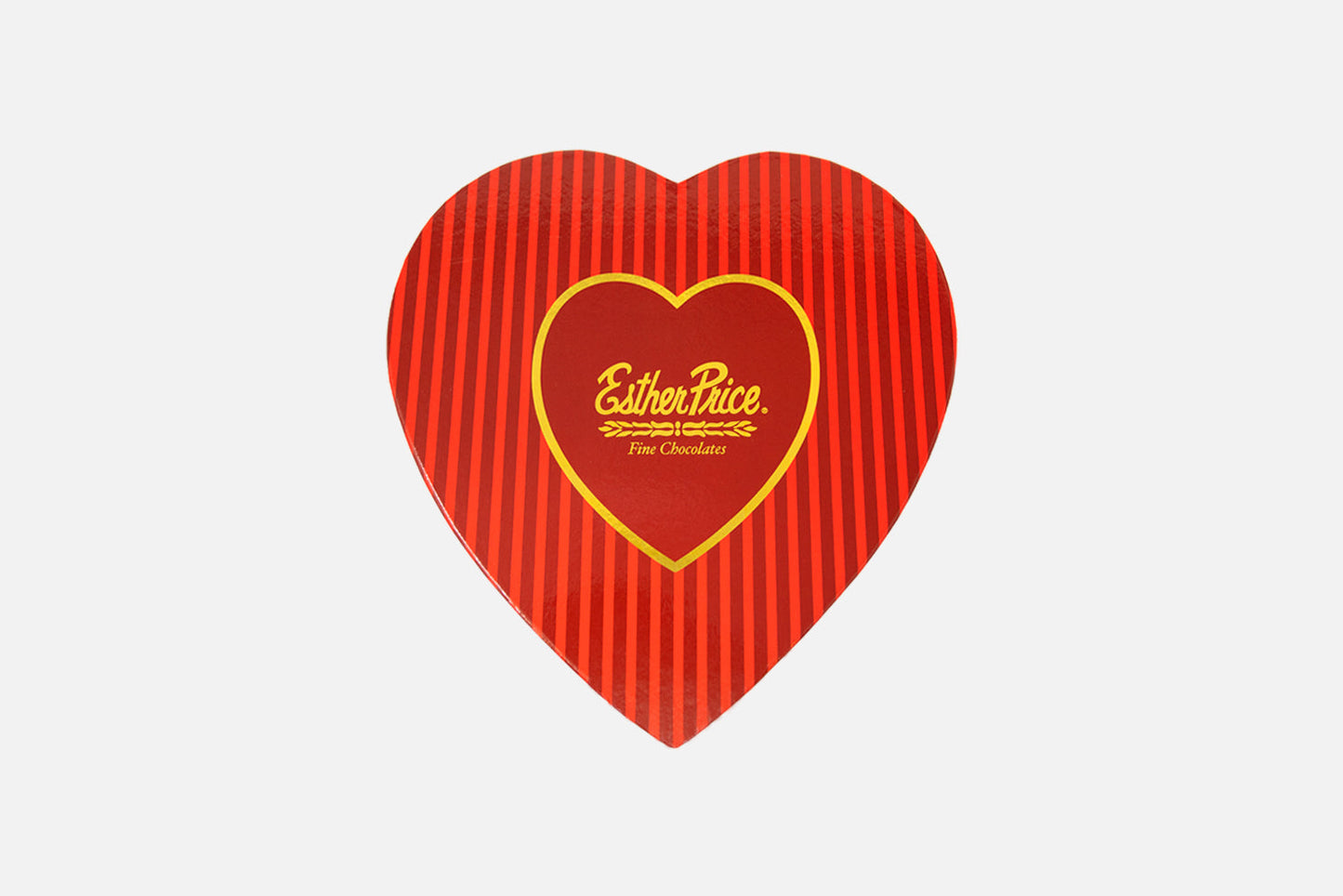 Gold Embossed Heart Large