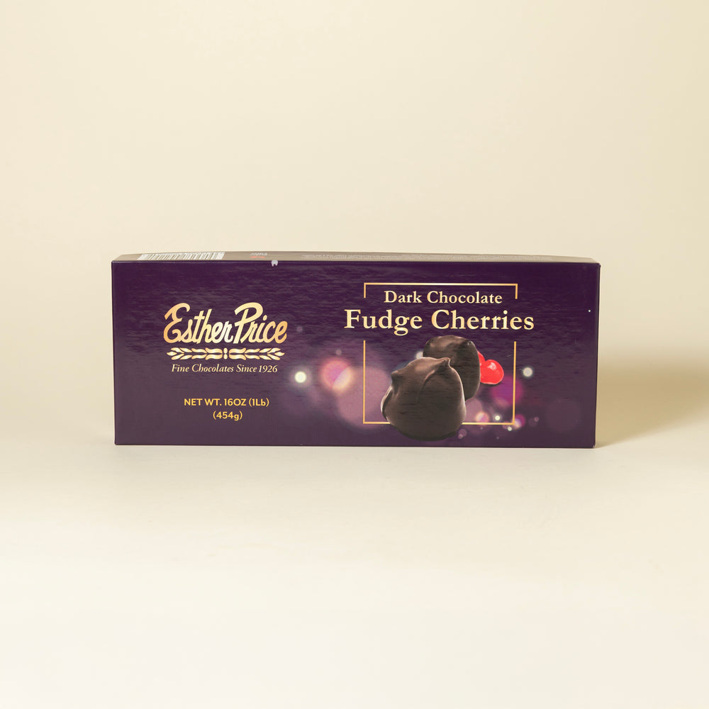 Chocolate Covered Cherries - Dark - Fudge - 16DFCH - Esther Price Candies