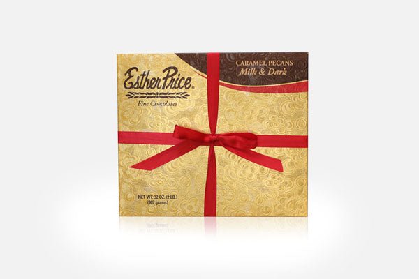 CARAMEL PECANS - MILK & DARK – Esther Price Candies